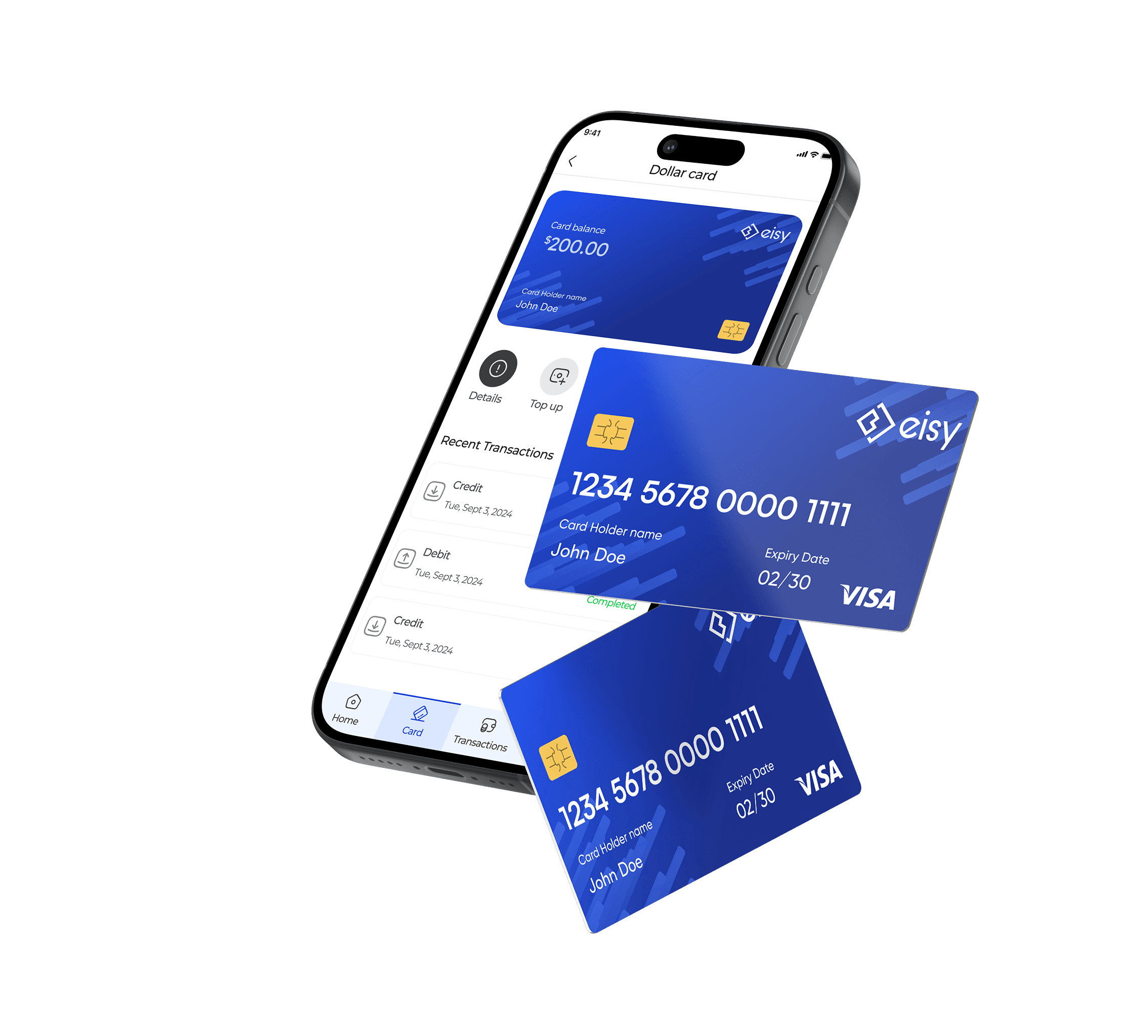 Eisy virtual dollar card available in Cameroon