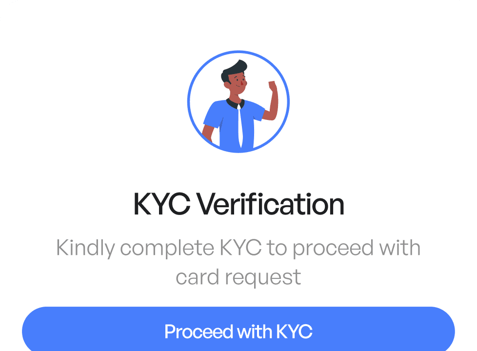 Complete KYC & Create card